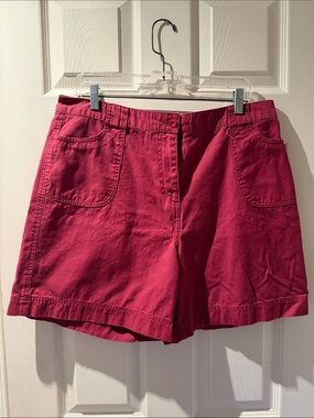 Northern Reflections Berry Red Casual Shorts